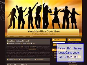 Time To Dance Free WordPress Template / Themes