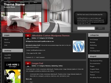 Free Wordpress Theme - Loft Real Estate
