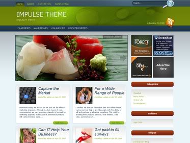 Free Wordpress theme - Impulse MM