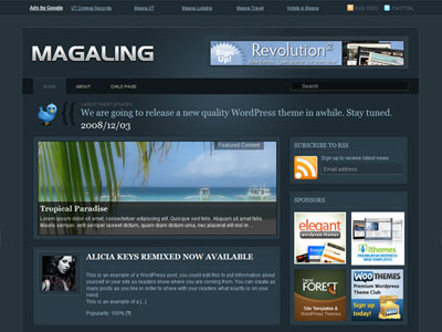 Free Wordpress theme - Magaling
