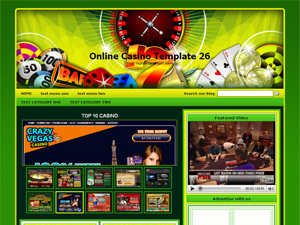 Online Casino Template 26 Wordpress Theme Screenshot