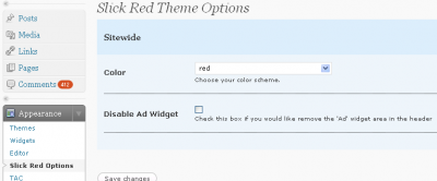 Slick Red - Free WordPress Theme