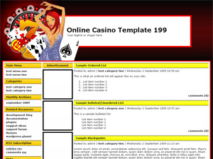 Online Casino Template 199