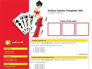 Online Casino Template 204