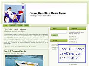 Shopping Spree Online Free WordPress Template / Themes
