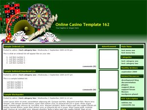 Online Casino Template 162
