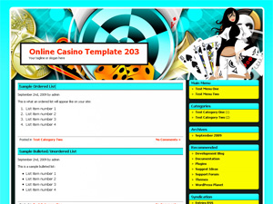 Online Casino Template 203