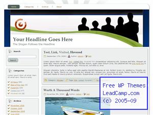 Ready For Action Free WordPress Template / Themes
