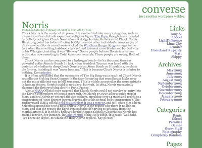 Converse 10 Wordpress Theme