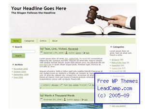 Legal Advice And Judgment Free WordPress Template / Themes