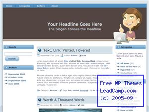 A Business Idea Free WordPress Template / Themes