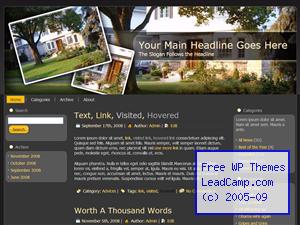 Pictures Of Family Home Free WordPress Template / Themes