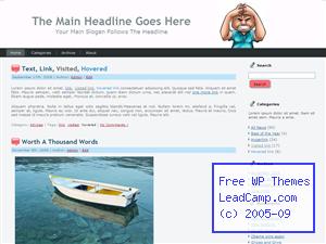 Anger Management Free WordPress Template / Themes