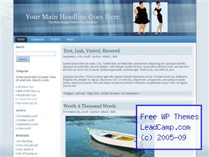 Weight Loss New Look Free WordPress Template / Themes