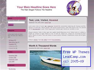 Relaxation At Spa Free WordPress Template / Themes