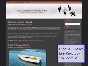 Business As Usual Free WordPress Themes / Templates