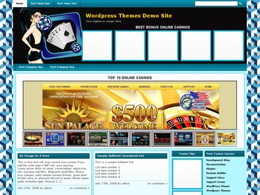 Online Casino Template 595