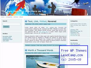 Nature Of Global Business Free WordPress Templates / Themes