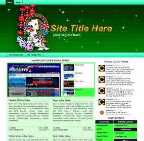 Online Casino Template 952